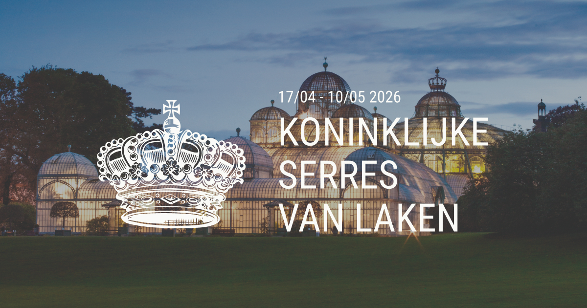 The Royal Greenhouses of Laeken, glass-and-iron pavilions built for King Leopold II