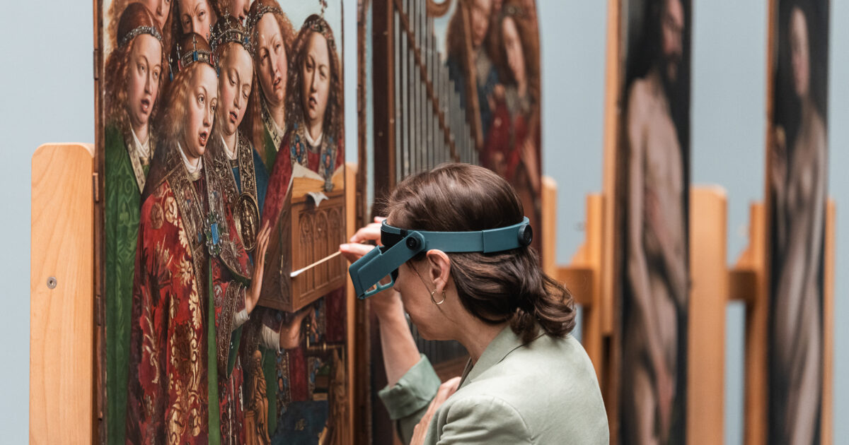 Ghent Altarpiece restoration viewing — MSK Ghent