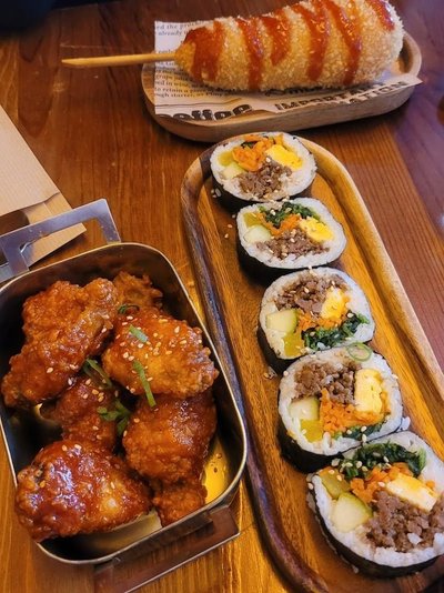 Hey Joo Korean restaurant on Oudburg with canalside garden