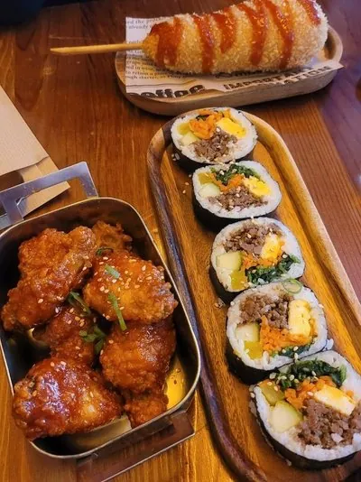 Hey Joo Korean restaurant on Oudburg with canalside garden