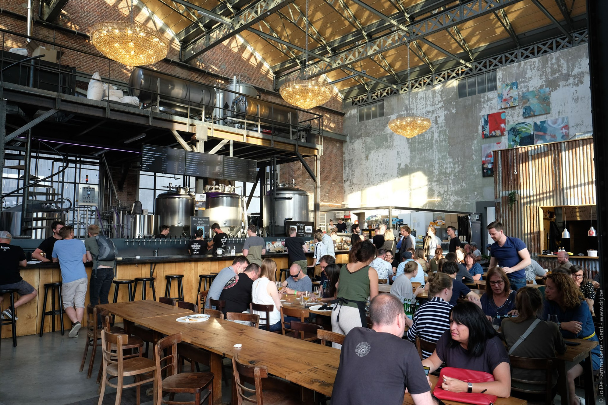 Dok Brewing Company brewery interior