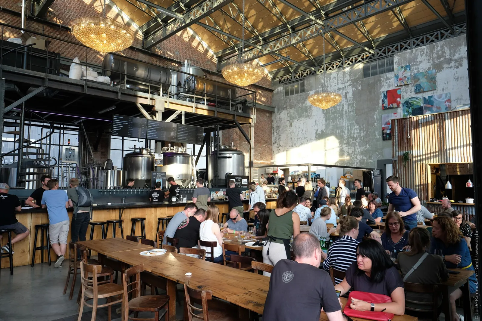 Dok Brewing Company brewery interior