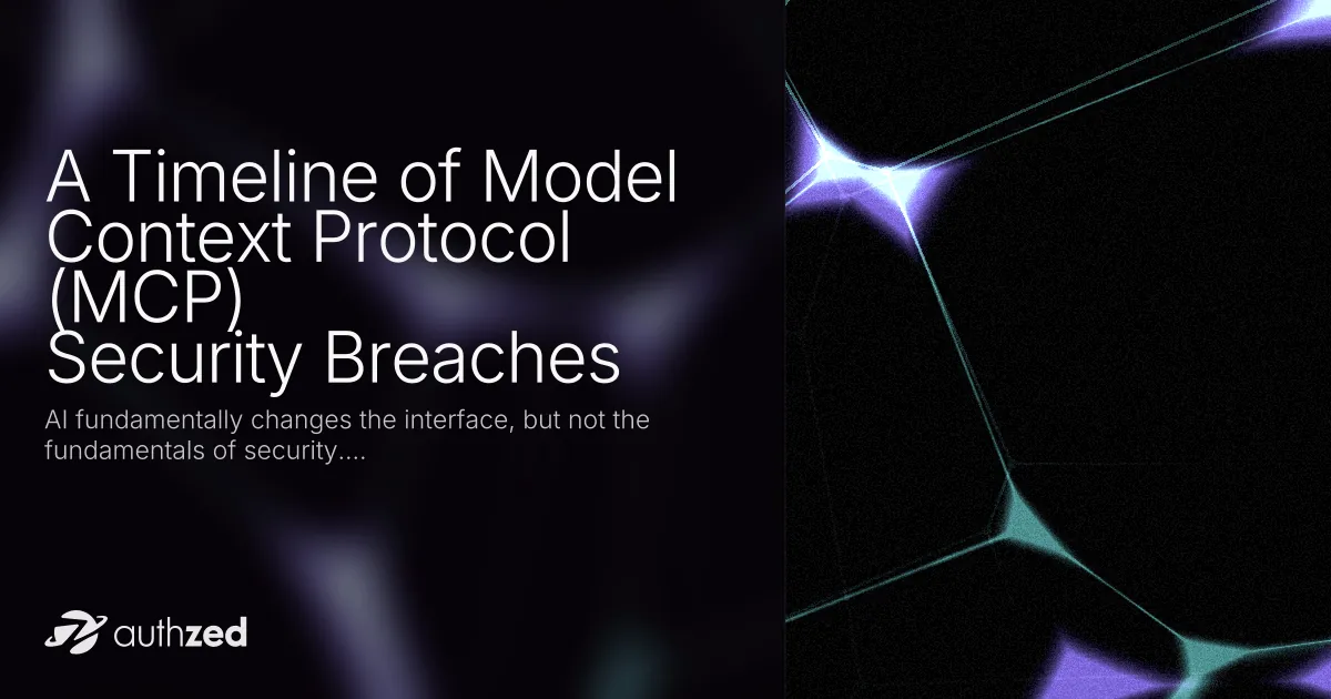 Authzed — timeline of MCP breaches