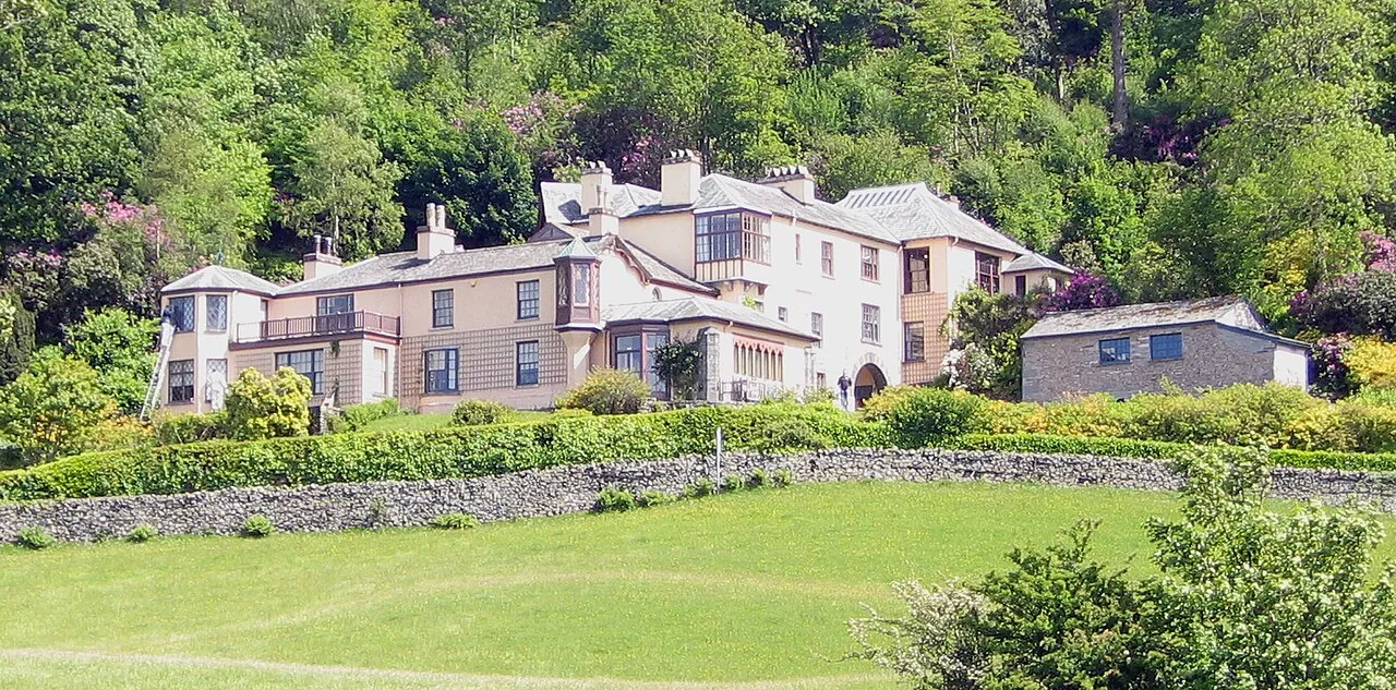 Brantwood — John Ruskin's home on Coniston Water.