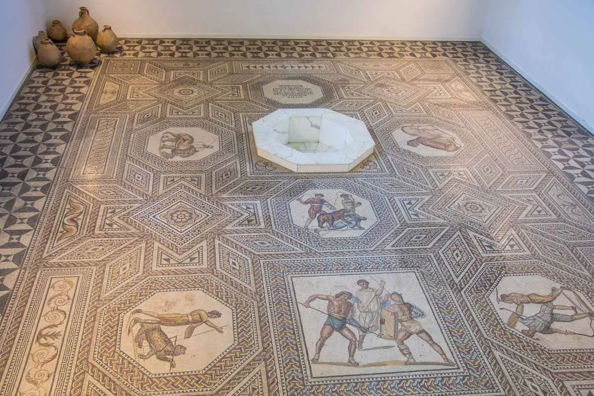 Roman Villa Nennig mosaic