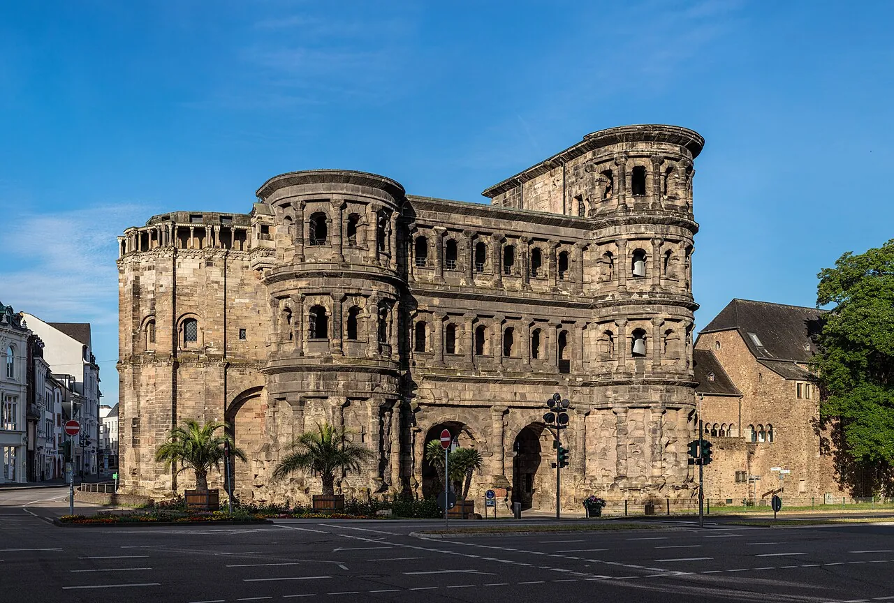 Porta Nigra in Trier at dawn