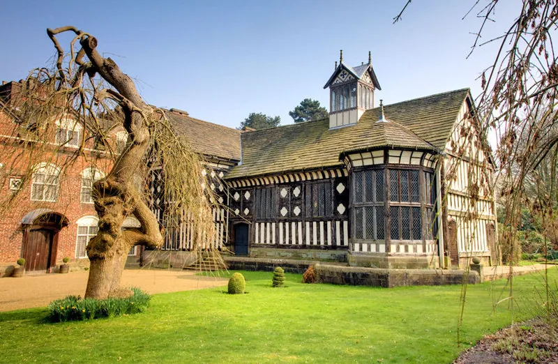 Rufford Old Hall — Tudor timber-framed manor