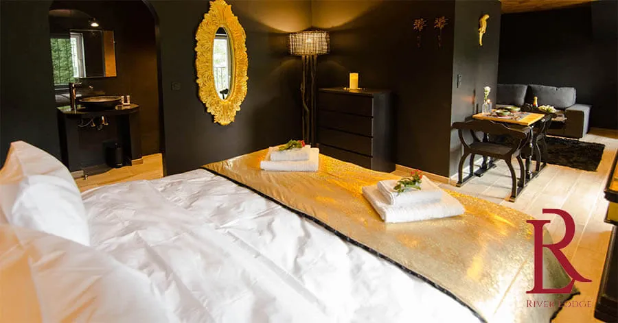 River Lodge — themed-suite hotel in a working watermill at Maredret
