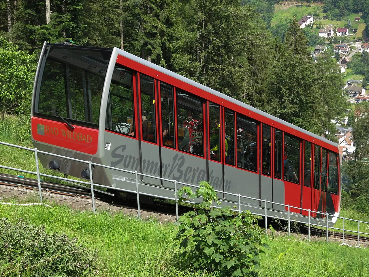 Sommerberg plateau funicular line