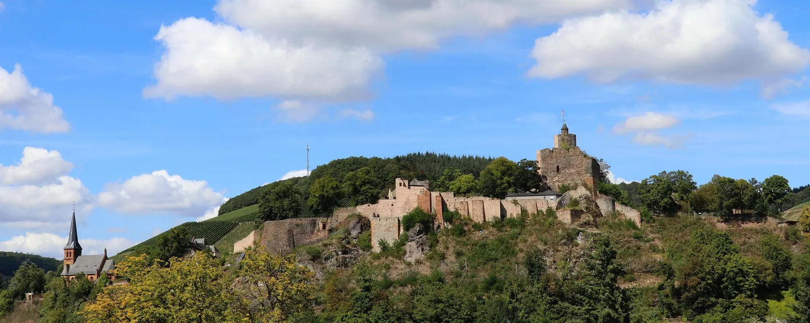 Burg Saarburg hilltop ruin