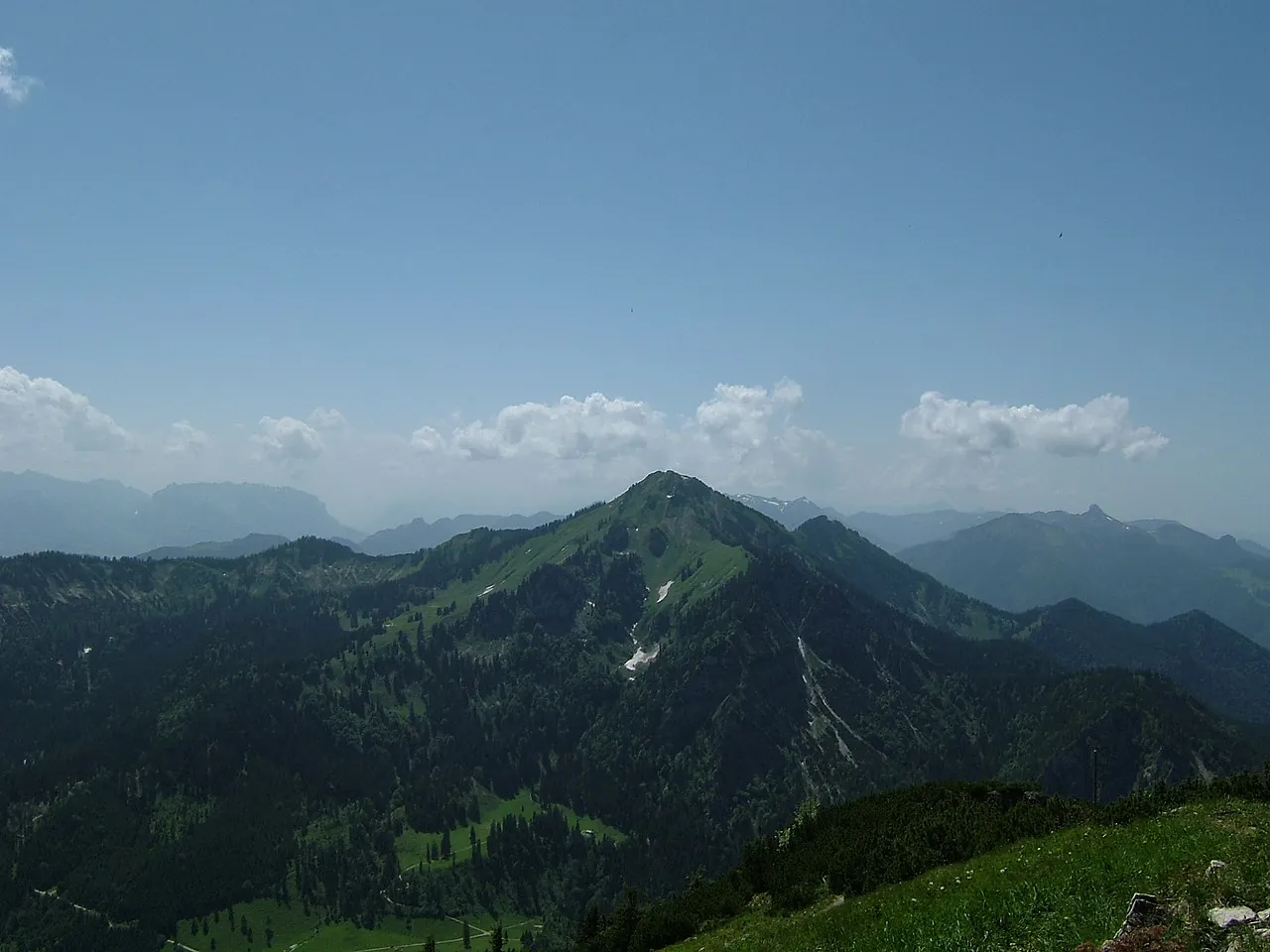 Hochgern summit panorama