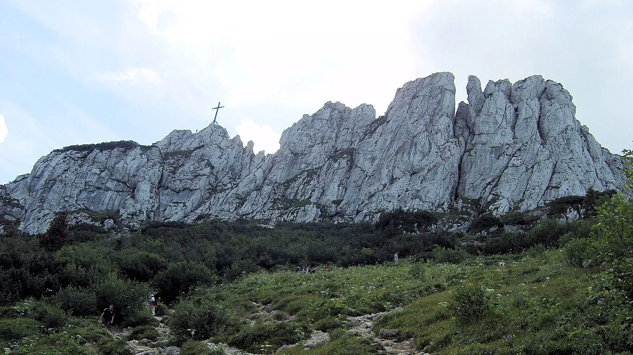 Kampenwand summit rocks