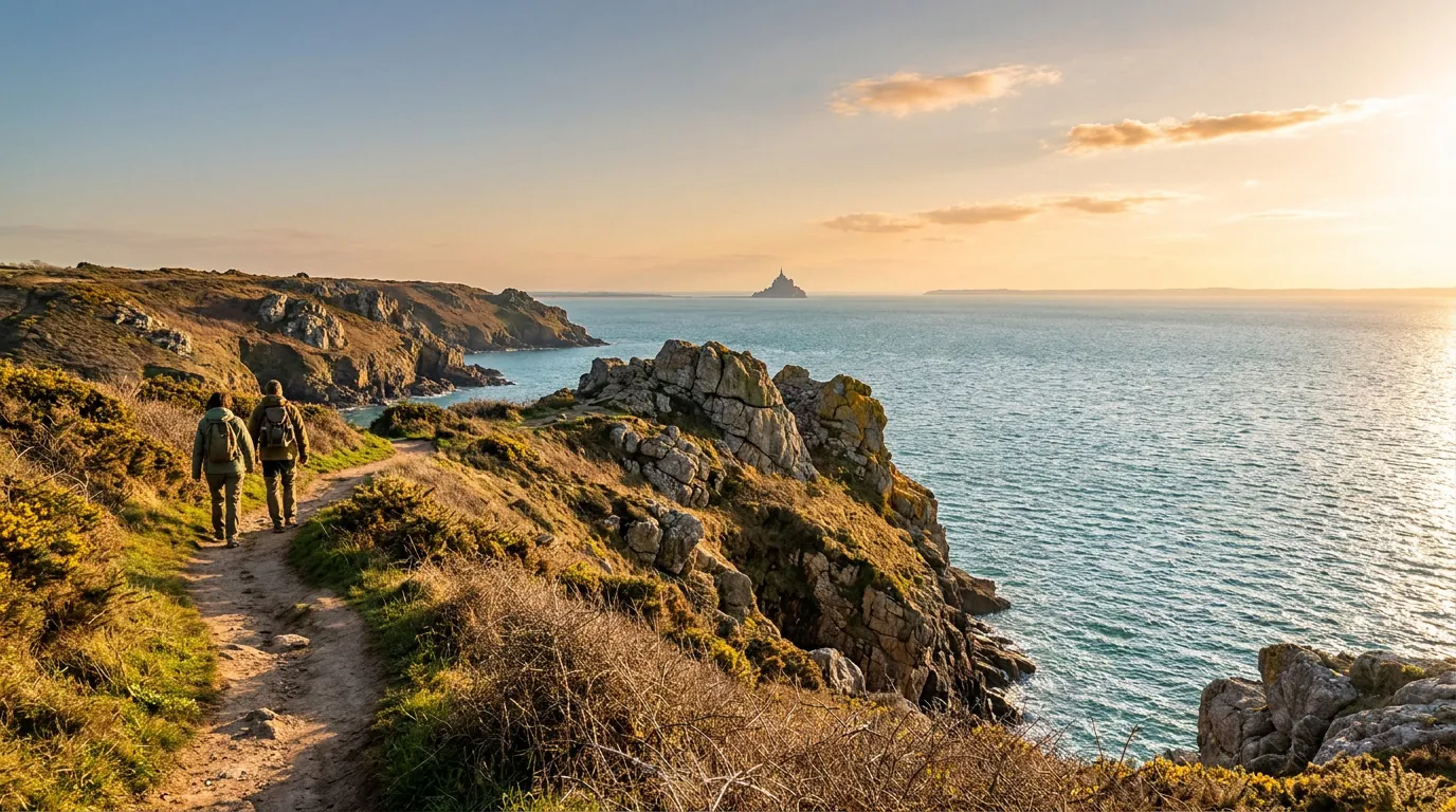Pointe du Grouin coastal cliffs