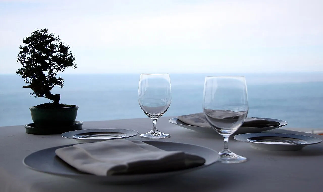 Akelarre on Monte Igueldo overlooking the Bay of Biscay
