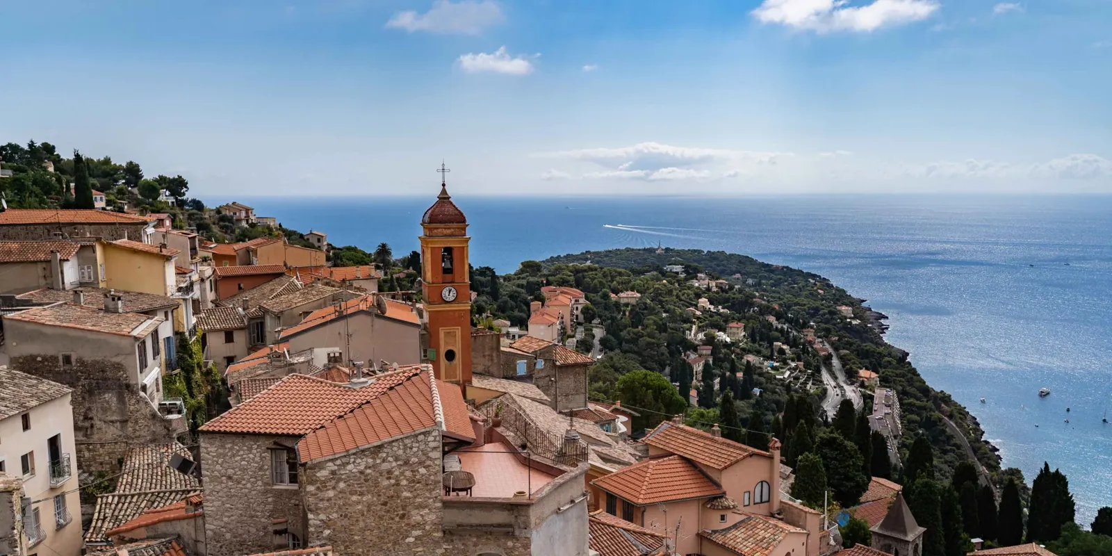 Roquebrune village above Cap Martin