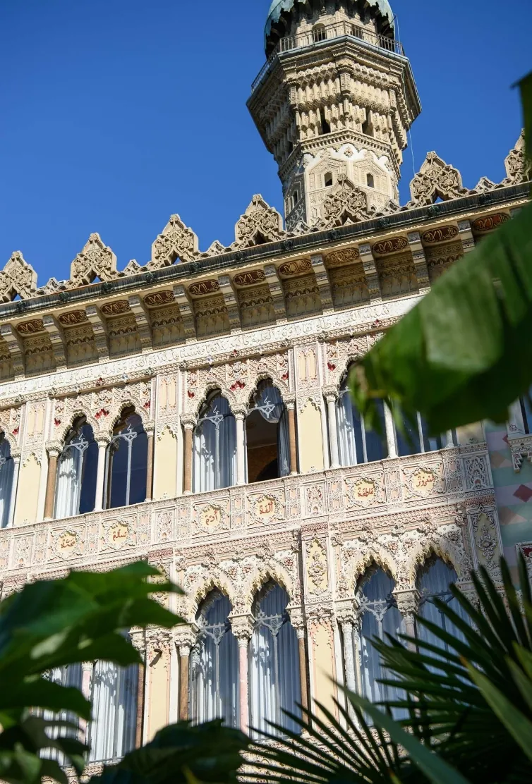 Villa Crespi, the Moorish-revival relais on the Sacro Monte side of Orta