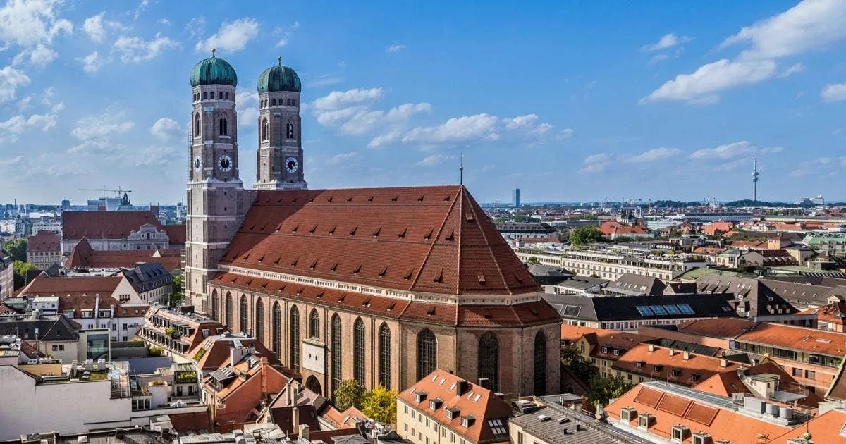 Frauenkirche twin onion towers