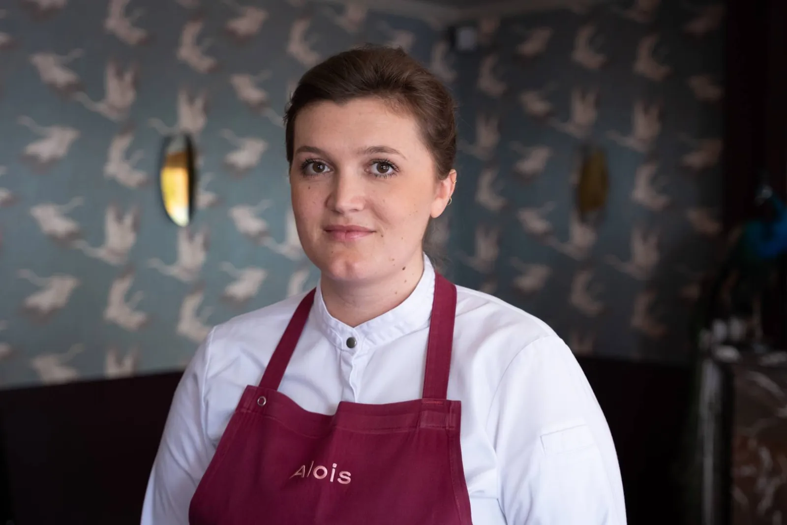 Chef Rosina Ostler in the Alois kitchen