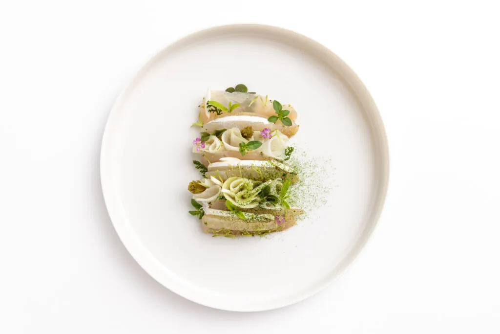 Pic at Beau-Rivage Palace — plated dish