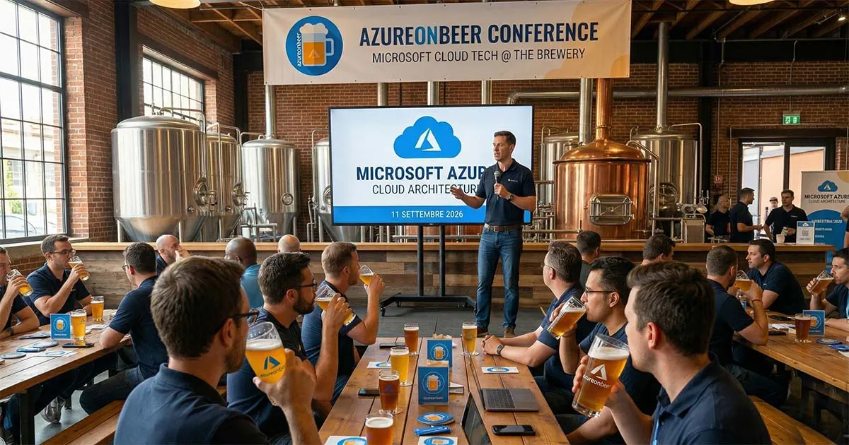 AzureOnBeer 2026 promotional artwork