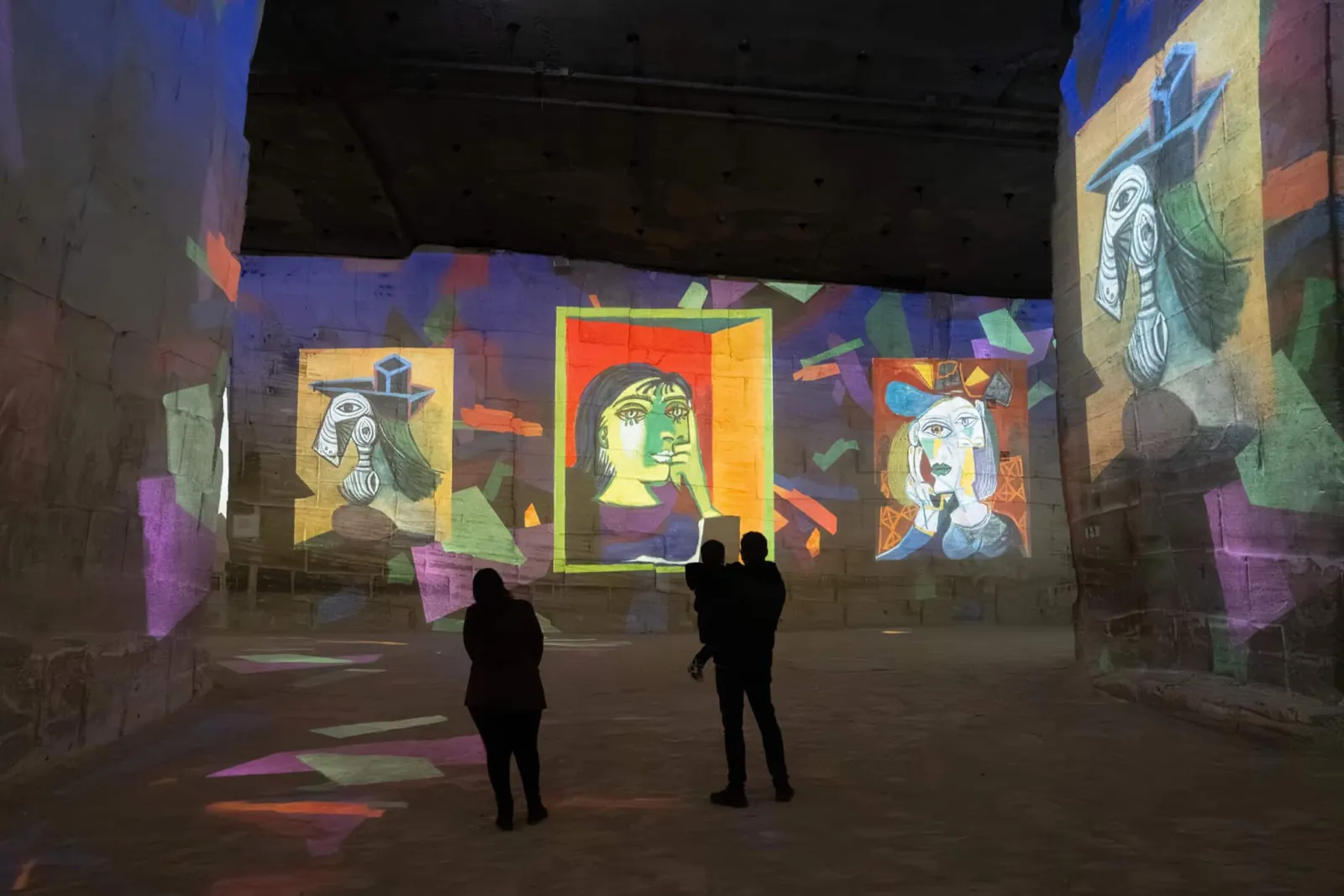 Carrières des Lumières — Picasso 2026 light show, Les Baux-de-Provence