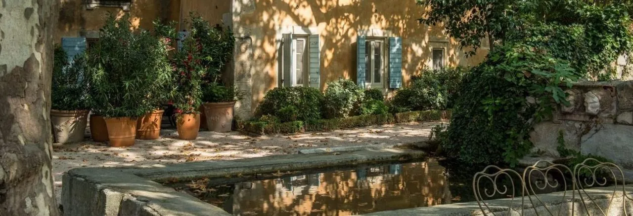 Baumanière estate — the hotel that contains the restaurant