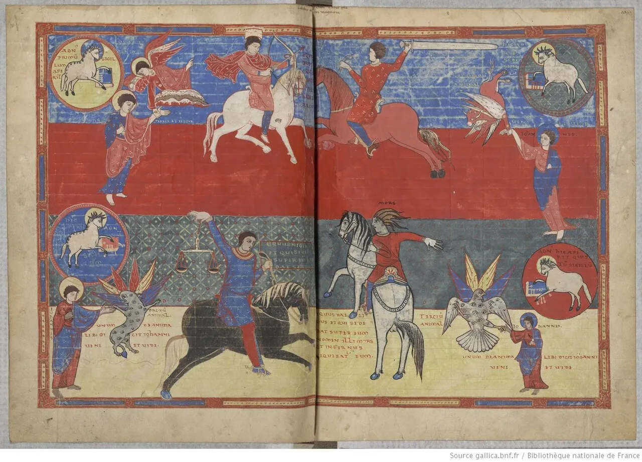 Beatus de Saint-Sever, folio des cavaliers