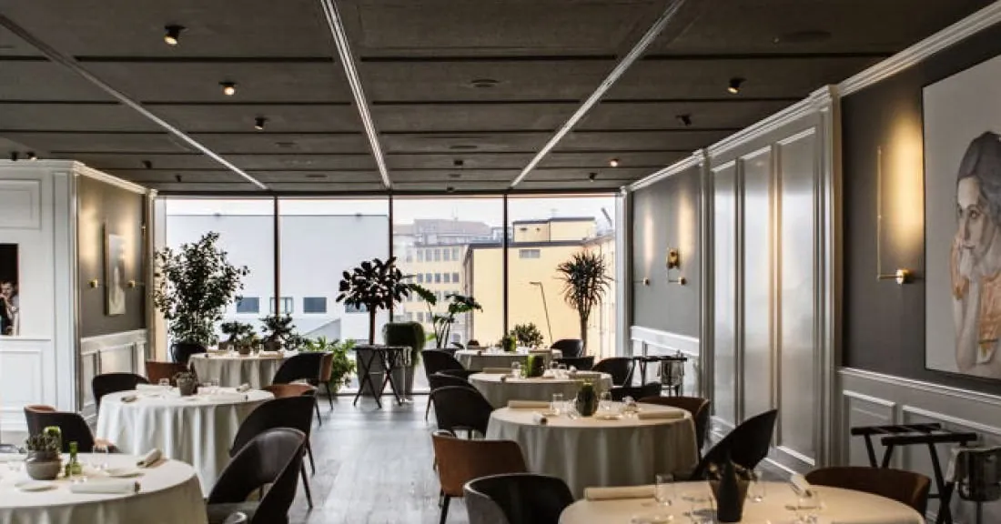 Enrico Bartolini al MUDEC — restaurant interior at the MUDEC museum, Milan