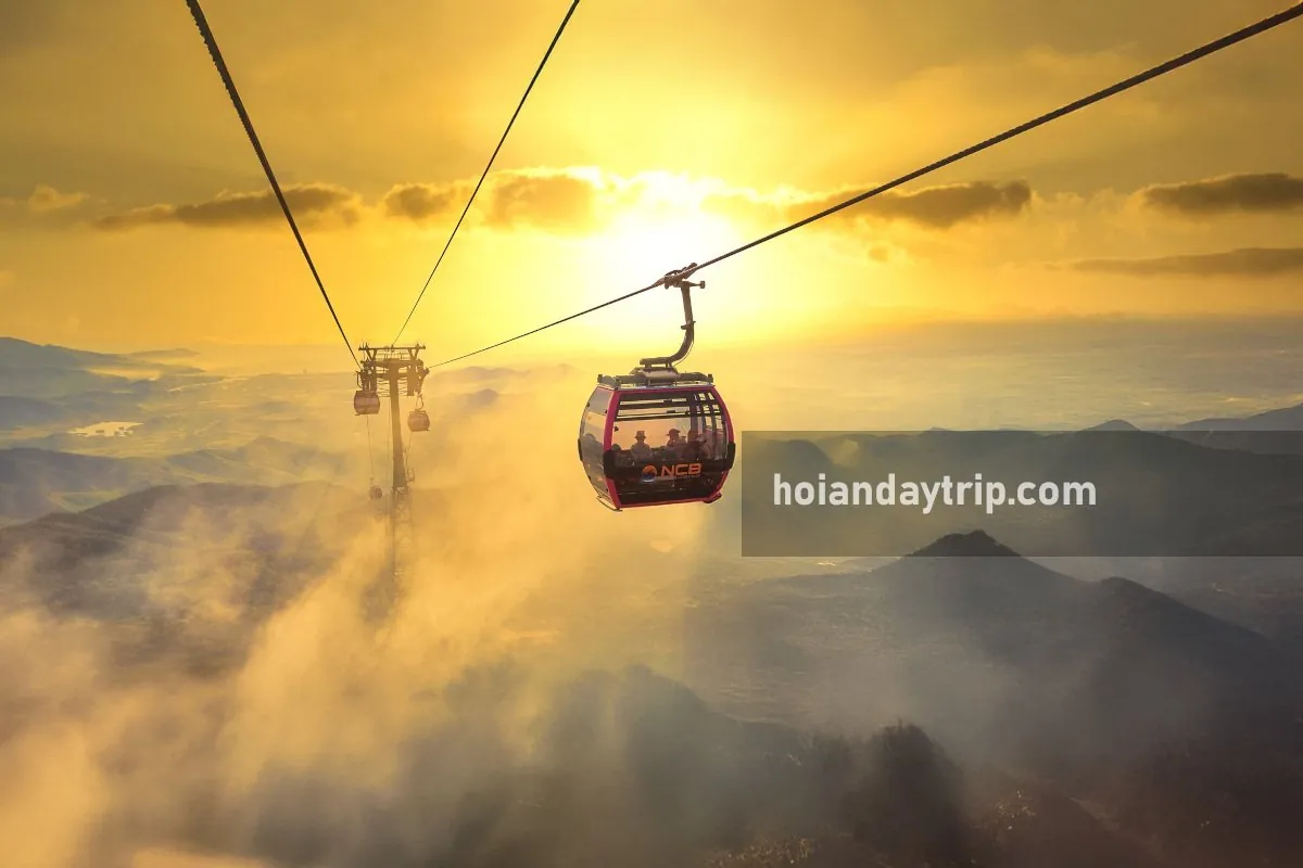 Ba Na Hills cable car, Da Nang Vietnam