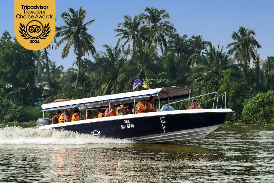 Les Rives speedboat to Cu Chi Tunnels