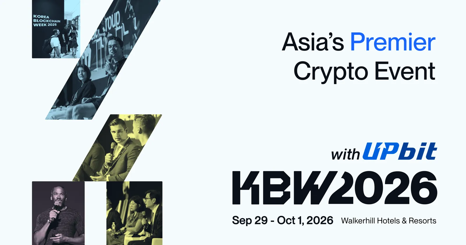 Korea Blockchain Week 2026 — KBW banner