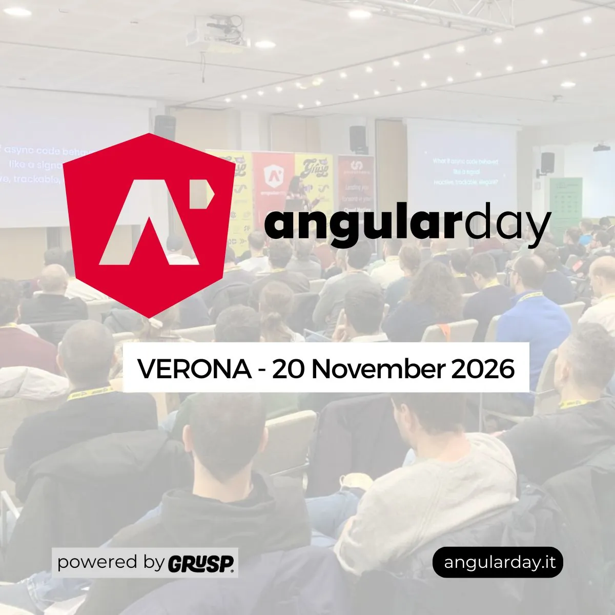 angularday 2026 — Nov 20, Hotel San Marco, Verona