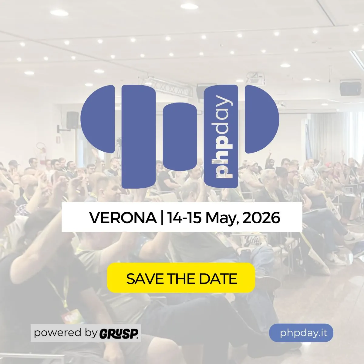 phpday 2026 — May 14–15, Hotel San Marco, Verona
