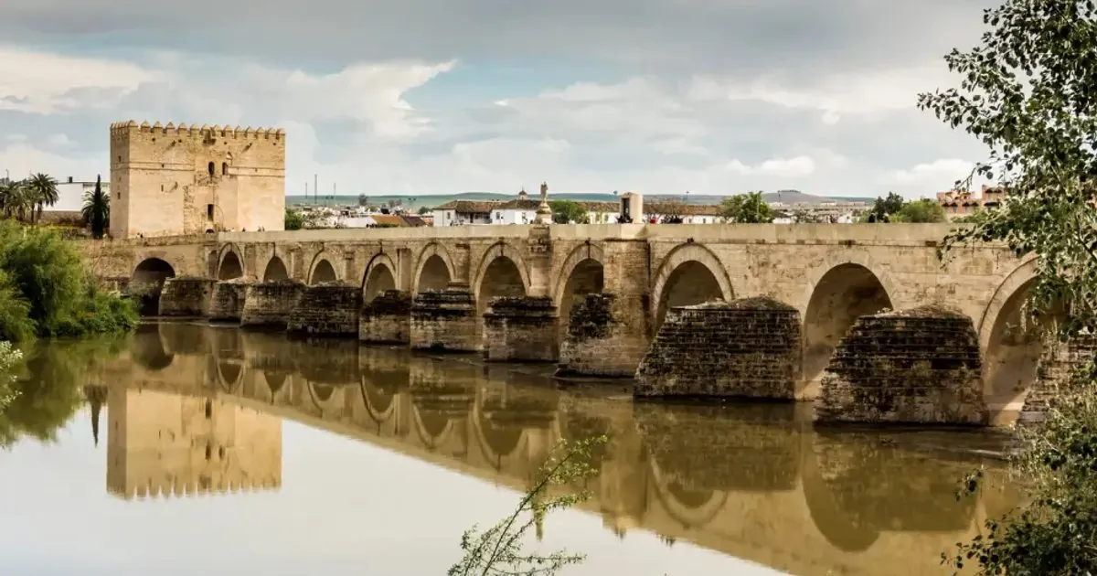 Roman Bridge over the Guadalquivir at night