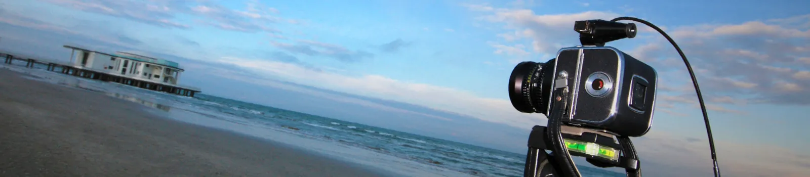 Senigallia beach and sea, morning light