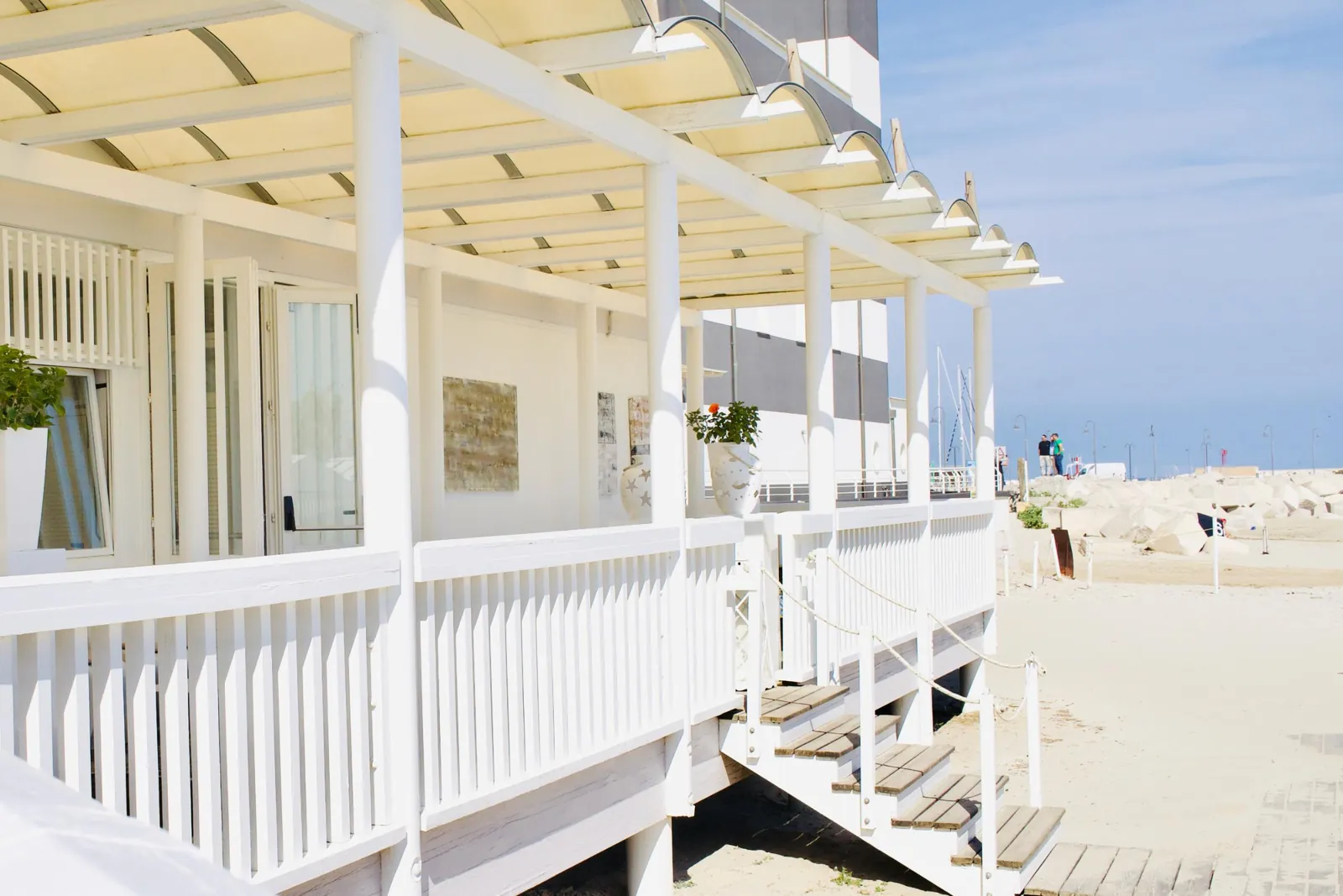 Uliassi restaurant on the Senigallia beachfront
