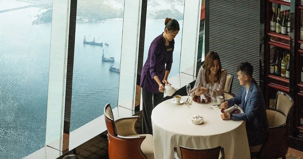 Tin Lung Heen, 102nd floor, Ritz-Carlton Hong Kong