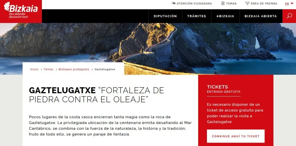 San Juan de Gaztelugatxe hermitage islet on the Basque coast