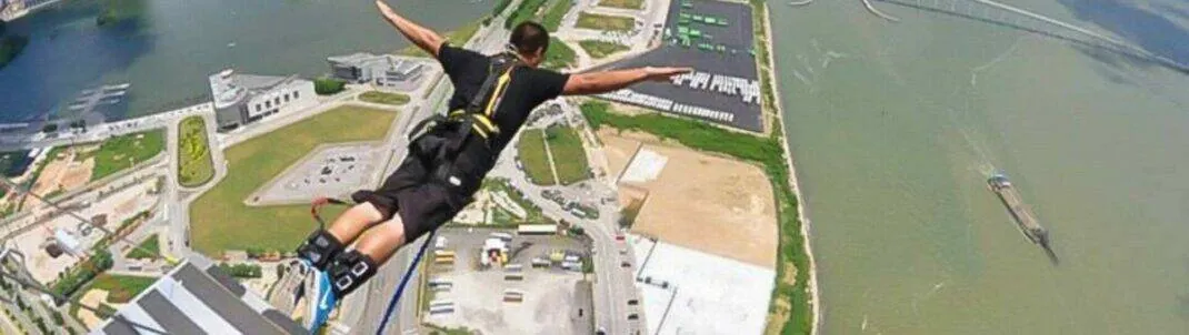 Macau Tower bungy jump at 233 m