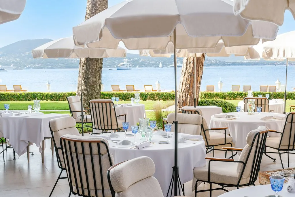 La Vague d'Or dining room, Saint-Tropez