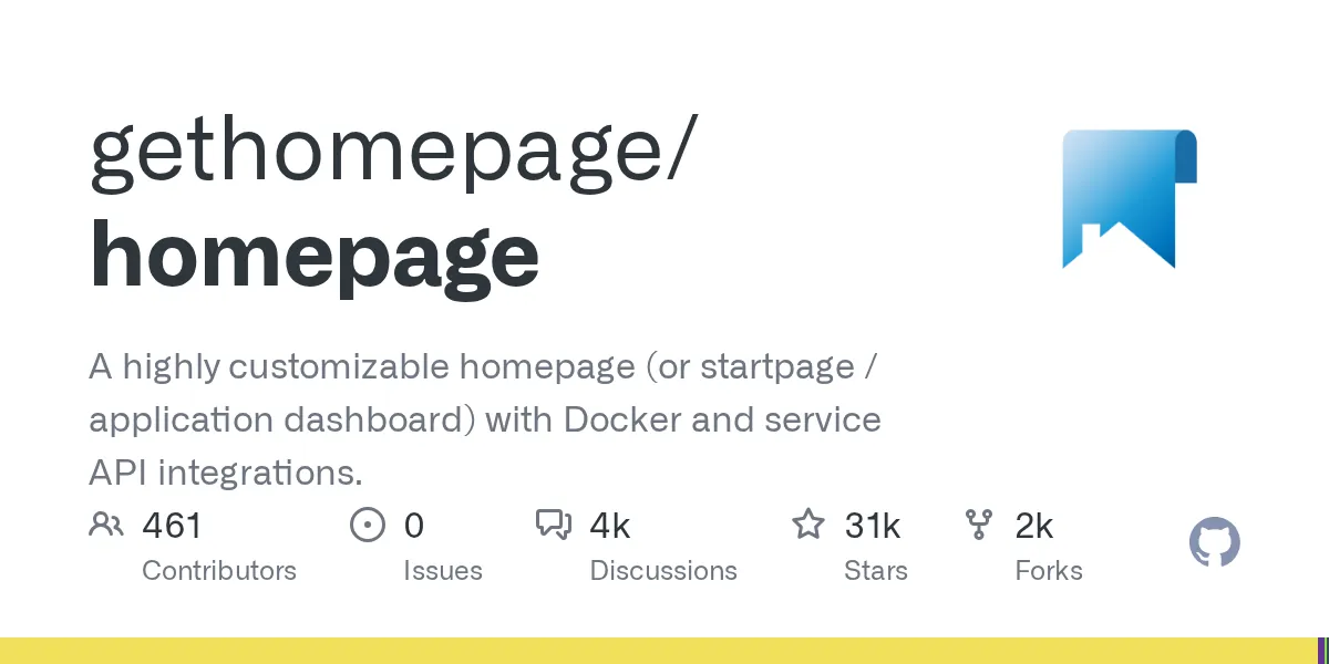 Homepage project — GitHub social preview