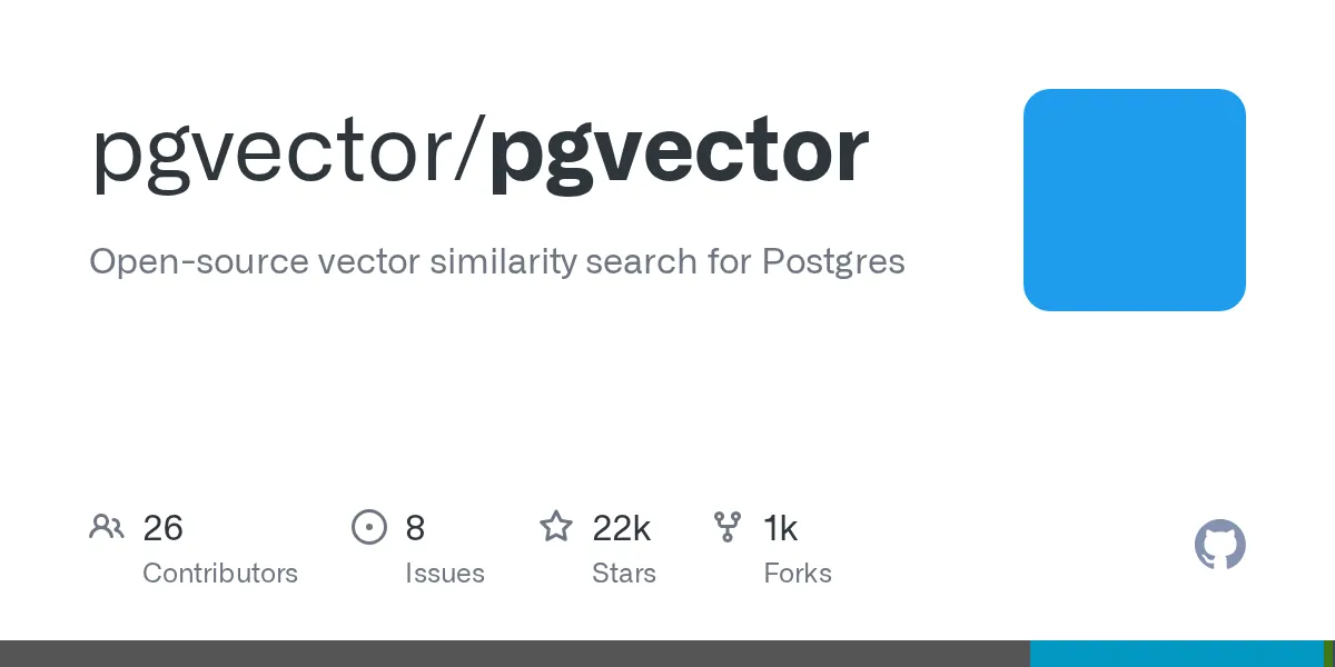 pgvector on GitHub