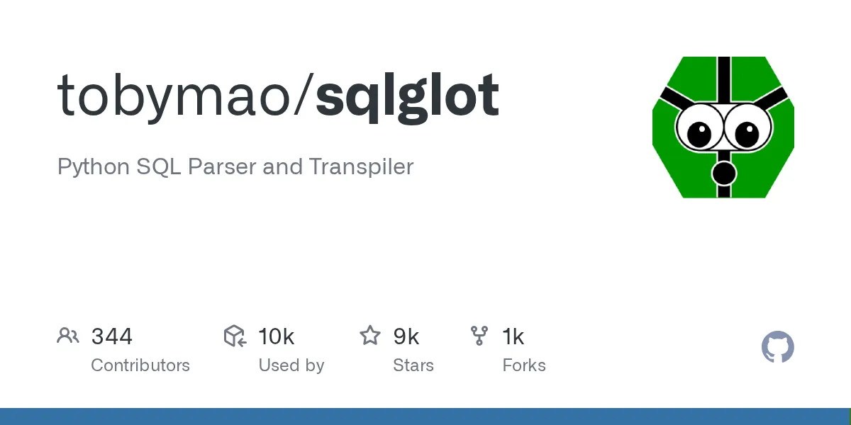 sqlglot on GitHub
