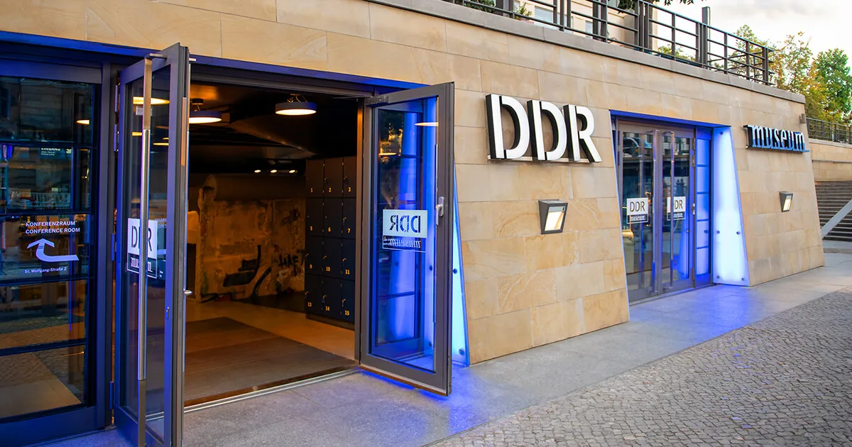 DDR Museum entrance Berlin