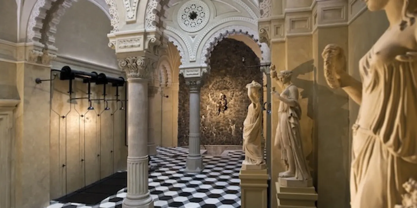 Rácz Hotel and Thermal Spa Budapest, built around a 16th-century Ottoman domed bath
