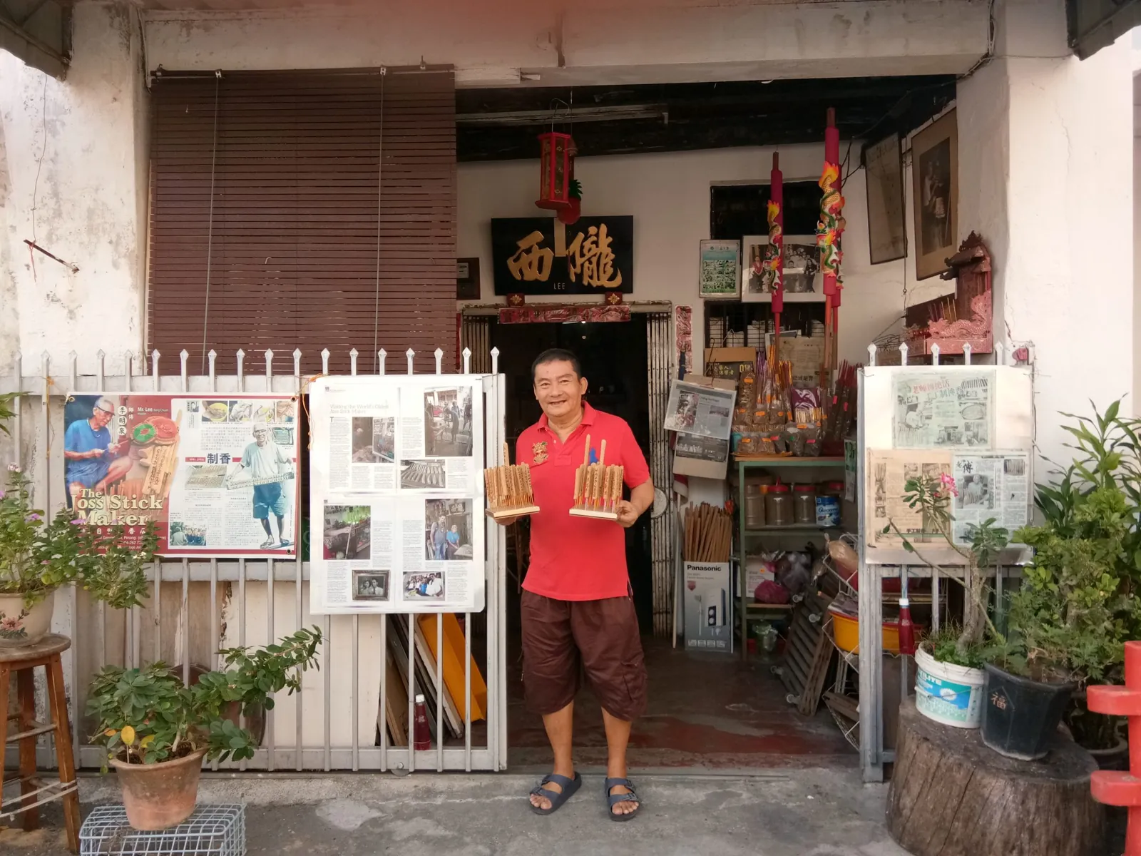 Penang heritage joss-stick maker