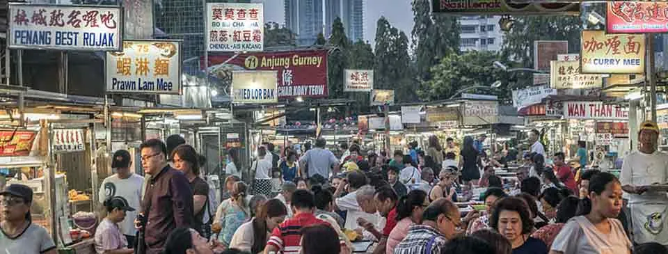 Gurney Drive Hawker Centre stalls