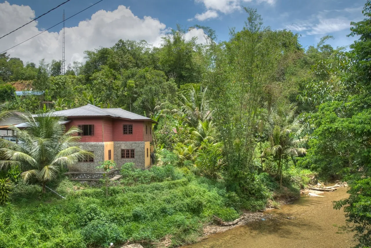 The Annah Rais Bidayuh bamboo longhouse near Kuching
