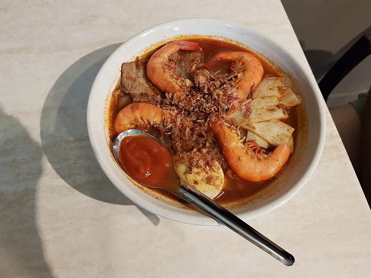 Springy Sandakan spring noodles, Hong-Kong-diaspora breakfast style