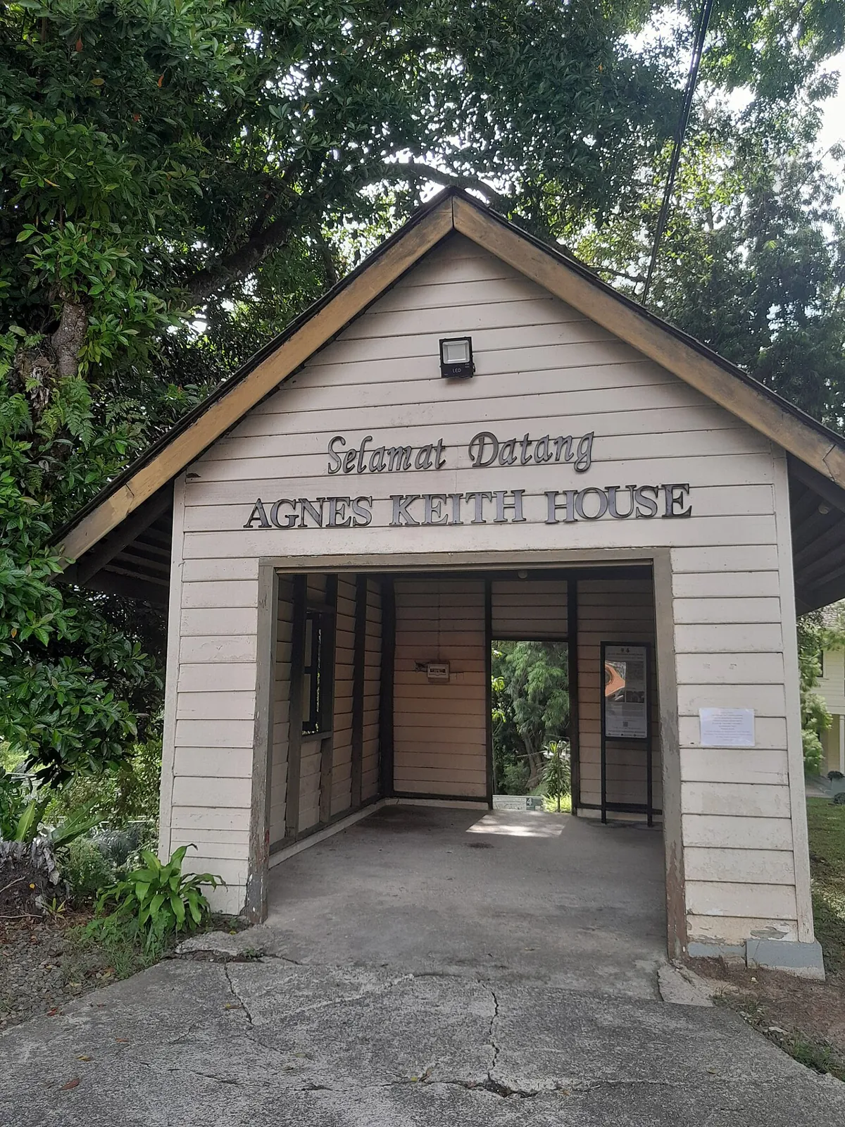Entrance path to Agnes Keith House, Sandakan